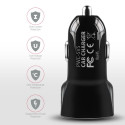 AXAGON PWC-5V5 car charger Smart 5V 2 4A + 2 4A 24W black