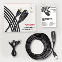 aktiivne USB 2.0 A-M A-F pikenduskaabel 10 m pikk. toiteallika võimalus