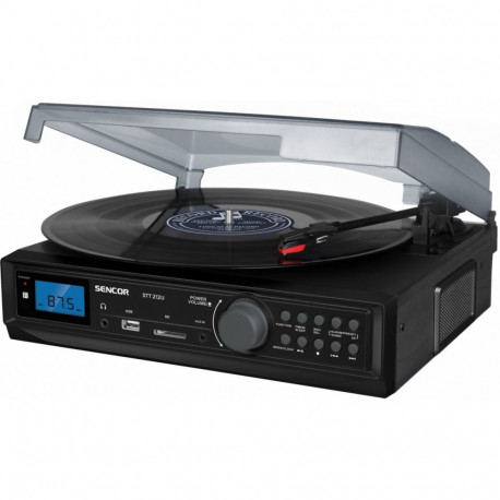 Sencor STT 212U Turntable with Bluetooth| MP3| USB| SD |Radio