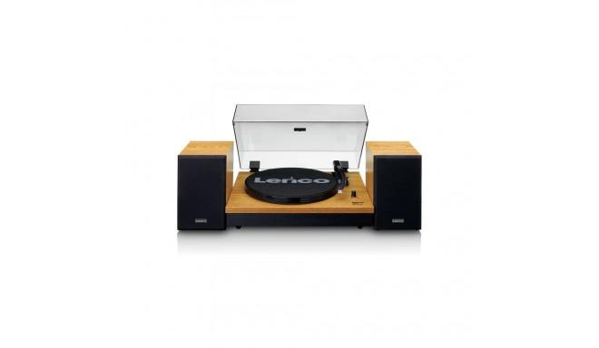 Lenco LS-300 record player with separate speakers wood