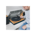 Lenco LS-300 record player with separate speakers wood