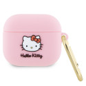 Hello Kitty HKA33DKHSP AirPods 3 kate roosa silikoonist 3D kitty pea