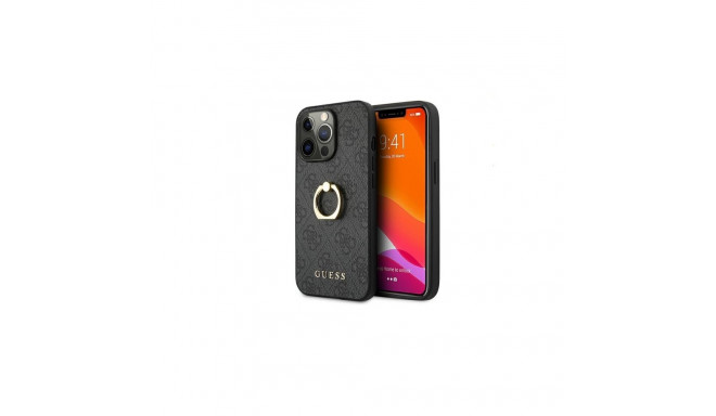 Guess GUHCP13L4GMRGR iPhone 13 Pro / 13 6.1" hall kõvakate 4G rõngasalusega
