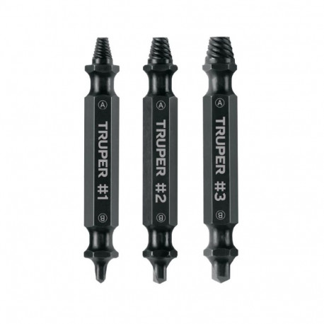 Murdunud kruvide ja poltide väljakeeramise komplekt, 3tk Truper®