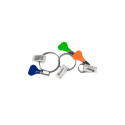 Stainless zebra hose clamp 8-12mm with butterfly key