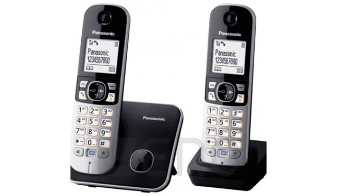 Panasonic KX-TG6812GB schwarz