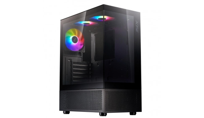 Case|ADATA|INVADER X MINI|MidiTower|Case product features Transparent panel|ATX|MicroATX|MiniITX|Col