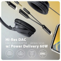 Axagon ADA-HCPD audio-kaabel 0.1 m USB-C, 3.5 mm USB-C must
