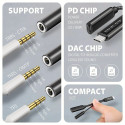 Axagon ADA-HCPD audio cable 0.1 m USB-C, 3.5 mm USB-C Black