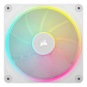 CORSAIR Ventilaator 140 x 140 x 25 LX140 RGB iCUE Link Valge Üksik