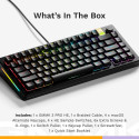 Glorious Gaming GMMK 3 PRO HE 75% Prebuilt Wired Black - US