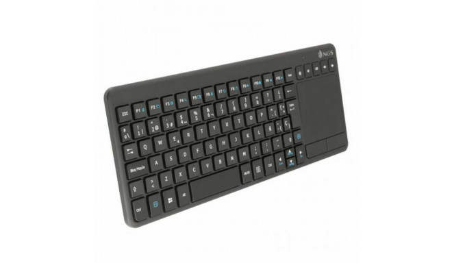 Juhtmevaba Klaviatuur NGS TV Warrior Must Hispaaniakeelne Qwerty