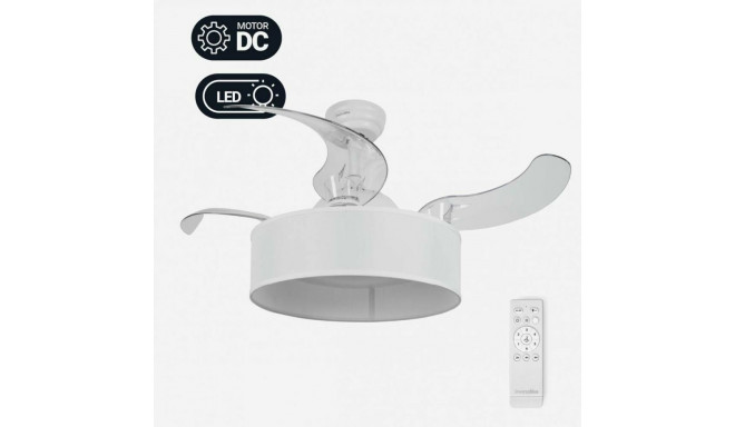 Ceiling Fan Universal Blue JALOQUE WFW Ø 104 cm White 65 W