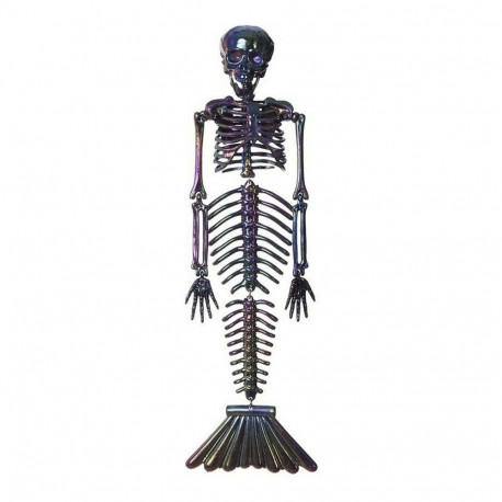 Halloween Decorations My Other Me Skeleton Mermaid Chromed (37 cm)