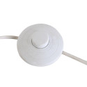 Напольный светильник DKD Home Decor Позолоченный Металл полиэстер Белый 50 W Деревянный MDF (41 x 41