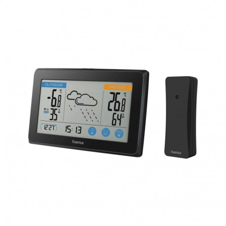 Multi-function Weather Station Hama TOUCH Black