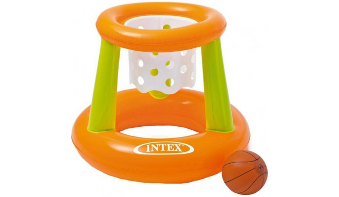 Inflatable Game Intex Orange Green Basketball Basket 67 x 55 cm