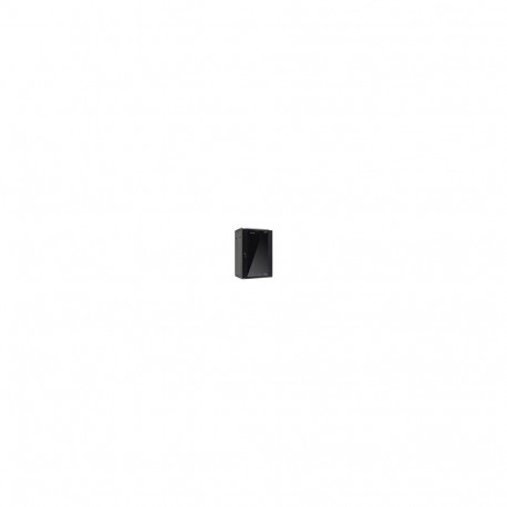 Netrack NETRACK 019-180-66-022 Netrack wall/hanging cabinet 19,18U/600 mm,glass door,black,remov. si