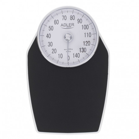 Adler Mechanical Bathroom Scale AD 8177 Maximum weight (capacity) 150 kg, Accuracy 1000 g, Black