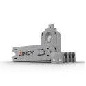 LINDY USB PORT BLOCKER 4PACK/WHITE 40454