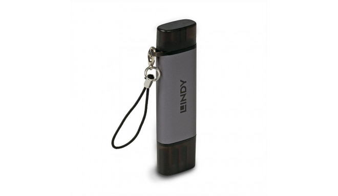 LINDY MEMORY READER USB3.2 C & A SD/43335