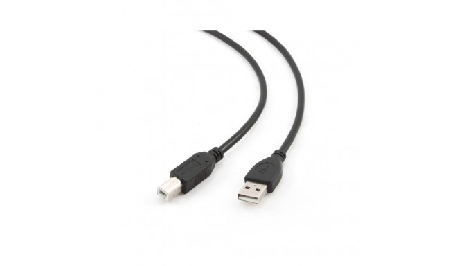 Gembird CABLE USB2 AM-BM 3M/BLACK CCP-USB2-AMBM-10