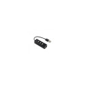 Sbox H-204 USB 4 Ports HUB black
