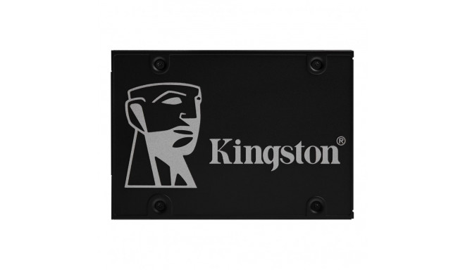 Kingston KC600 512 GB, SSD form factor 2.5", SSD interface SATA, Write speed 520 MB/s, Read speed 55