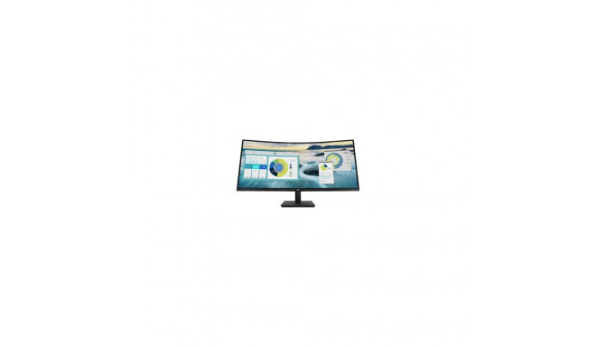 HP HP P34hc G4 WQHD Curved Charging Monitor - 34" 3440x1440 WQHD 250-nit AG, Curved, VA, USB-C(65W)/