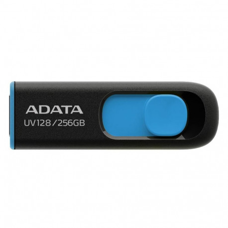 ADATA MEMORY DRIVE FLASH USB3 256GB/BLK/BLUE AUV128-256G-RBE