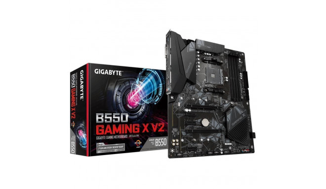 Gigabyte mainboard AMD B550 SAM4 ATX DDR4x4 3xPCI-Express 3.0 1x 1xPCI-Express 