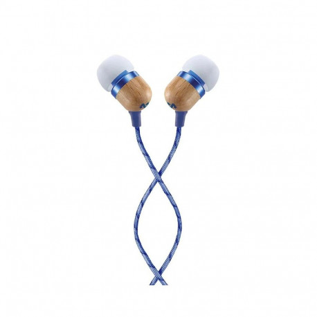 Marley Smile Jamaica Earbuds, In-Ear, Wired, Microphone, Denim