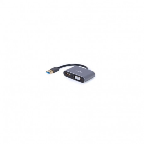 Cablexpert USB display adapter A-USB3-HDMIVGA-01 0.15 m, USB 3.0 Type-A