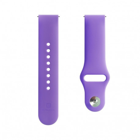 Evelatus Evelatus Watch 20mm Silicone Loop Watch Straps (130mm M/L) Deep Purple