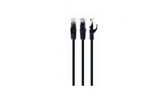 Gembird PATCH CABLE CAT6 UTP 1M/BLACK PP6U-1M/BK