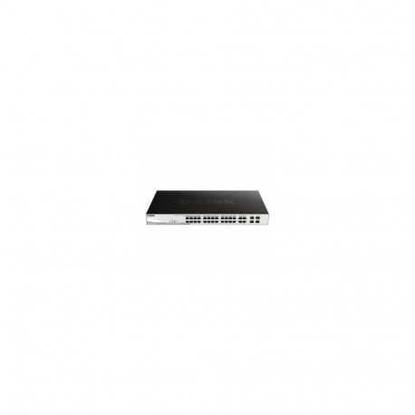 D-link Switch DGS-1210-28MP Web Management, Rack mountable, 1 Gbps (RJ-45) ports quantity 24, SFP po