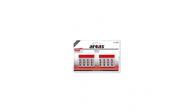 Arcas AA/LR6, Alkaline, 8 pc(s)