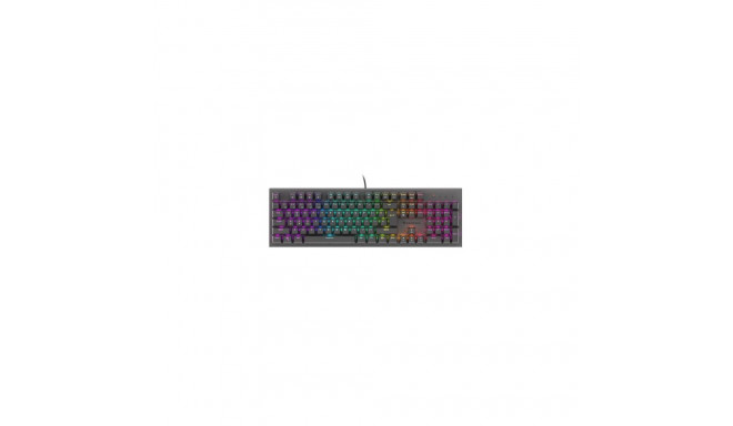 Genesis THOR 303, Mechanical Gaming Keyboard, RGB LED light, US, Black, Wired, USB Type-A