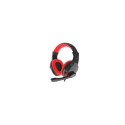 Genesis ARGON 110 Gaming Headset, On-Ear, Wired, Microphone, Black/Red