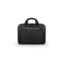 PORT DESIGNS HANOI II CLAMSHELL 105064 Fits up to size 15.6 ", Black, Shoulder strap, Messenger - Br
