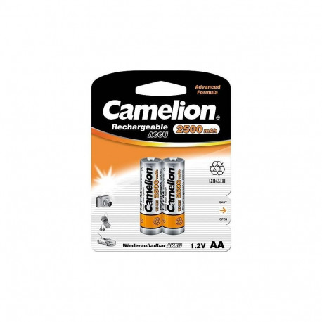 Camelion AA/HR6, 2500 mAh, Rechargeable Batteries Ni-MH, 2 pc(s)