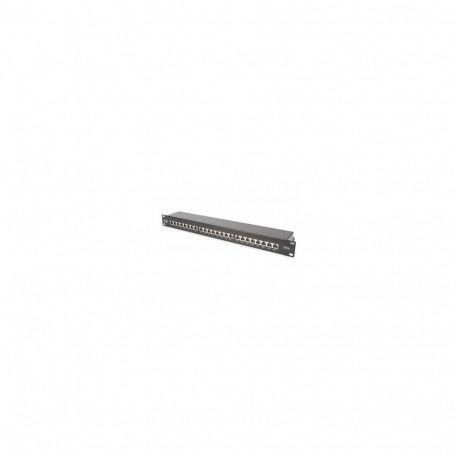 Digitus CAT 6A Patch Panel, RJ45, 8P8C, RJ45 shielding (Tinned bronze)