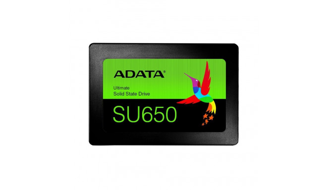 ADATA Ultimate SU650 256 GB, SSD form factor 2.5", SSD interface SATA 6Gb/s, Write speed 450 MB/s, R