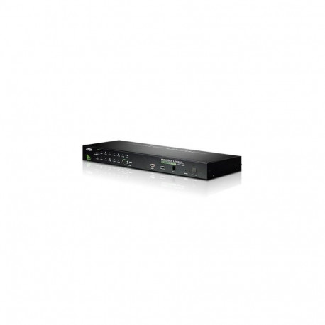 Aten CS1716A 16-Port PS/2-USB VGA KVM Switch with Daisy-Chain Port and USB Peripheral Support