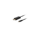Lanberg USB-C to DisplayPort Cable, 1 m 4K/60Hz, Black