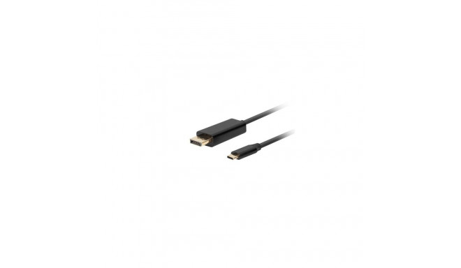 Lanberg USB-C to DisplayPort Cable, 1 m 4K/60Hz, Black