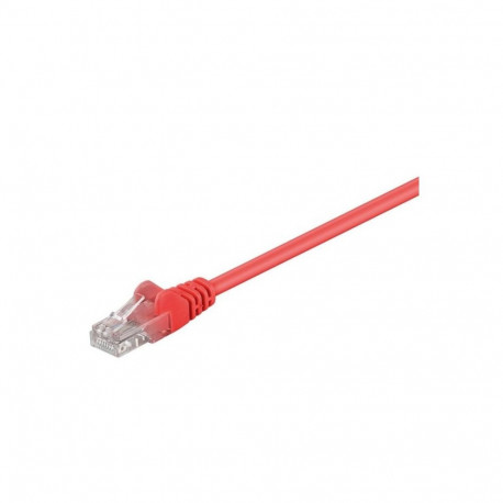 Goobay 68349 CAT 5e patch cable, U/UTP, red, 10 m