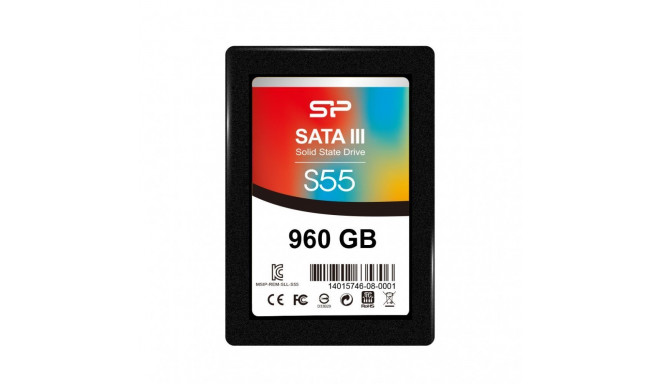 Silicon power Slim S55 960 GB, SSD form factor 2.5", SSD interface Serial ATA III