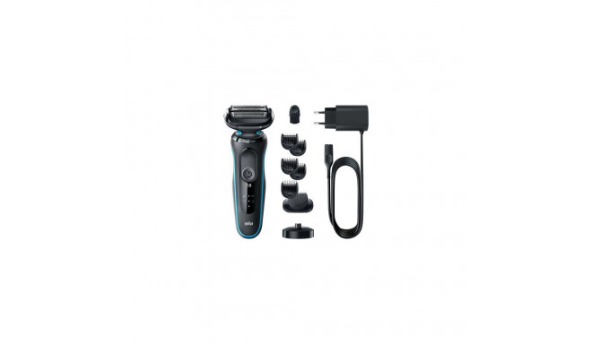 Braun Shaver 51-M4500cs Operating time (max) 50 min, Wet&Dry, Black/Blue