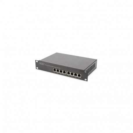 Digitus 8-port Gigabit Ethernet PoE switch DN-95317 10/100/1000 Mbps (RJ-45), Unmanaged, Rackmountab